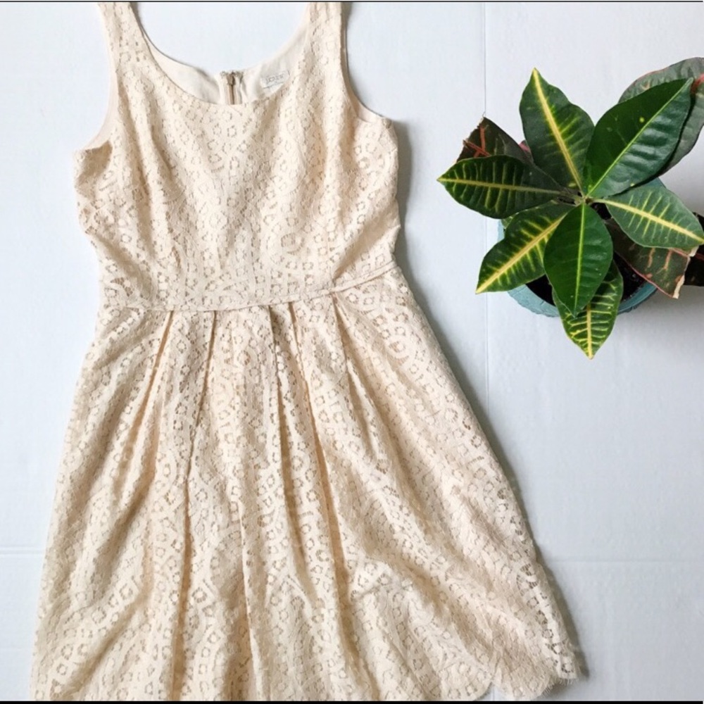 Lace J. Crew Dress